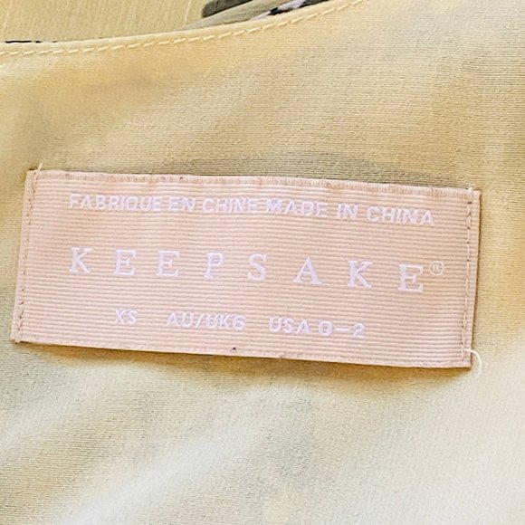 Keepsake the Label Foral Ruffled Mini Dress Womens XS Twee Flirty Spring Femme - Picture 11 of 12